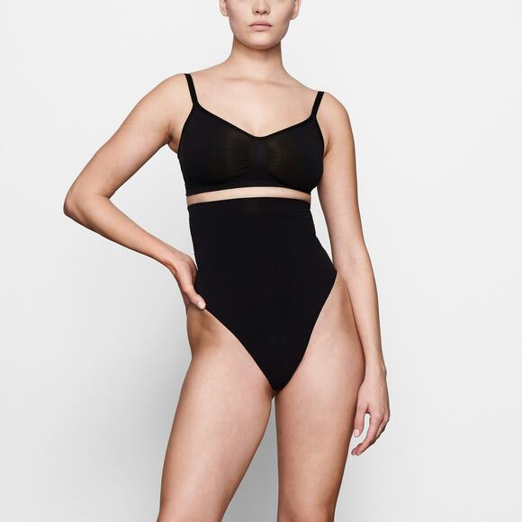 SKIMS Other - SKIMS Women's Size XS High Waisted Thong Onxy Black NWT